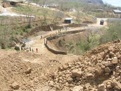 the street below really coming along