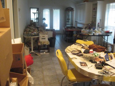 getting the room ready