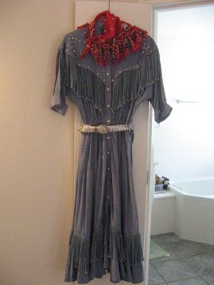 My Patsy Cline costume went to the little theater