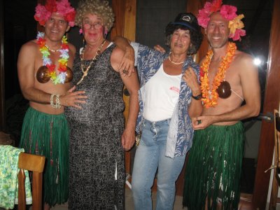 Us and the hula girls