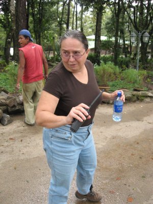 Mausi, owner of Selva Negra, she is German