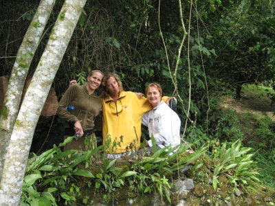 us on the hiking trail
