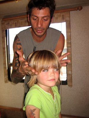 hairdresser and Jadyn