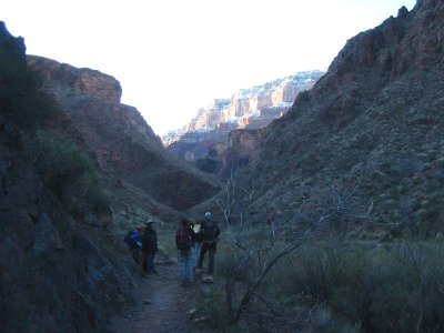 Up the Bright Angel Trail