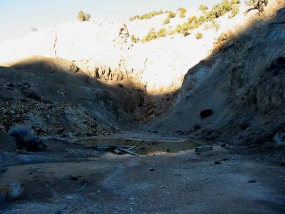 Open pit at Lofthouse Mine
