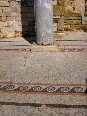 Courtyard with Wave Mosaic