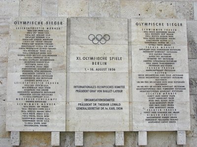 1936 Olympic Winners Plaque