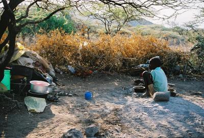 Hadzabe bushmen, near Lake Eyasi