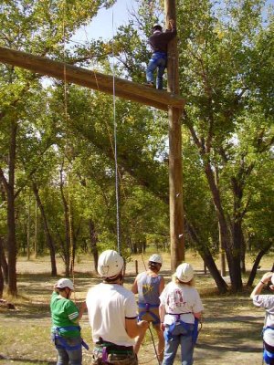 Pastors on the High Ropes (or... another day at the office)