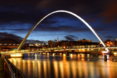 Gateshead Millennium Bridge.