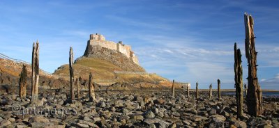 Lindisfarne Castle, Holy Island,  Northumberland.