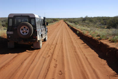 NORTH TOWARDS THE RED CENTRE