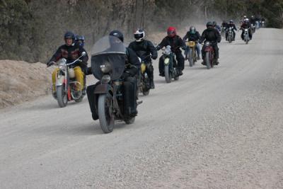 RIDERS IN THE 2004 CLASSIC MOTOR CYCLE RALLY, GOULBURN NSW