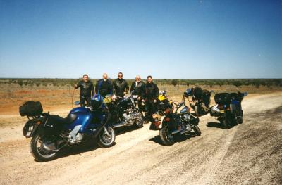 A GROUP POSE EN ROUTE TO BROKEN HILL