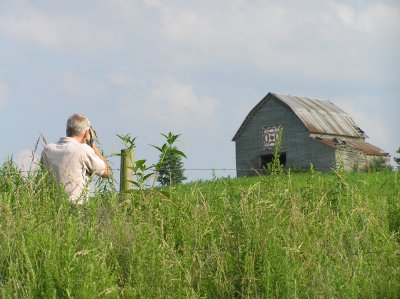 Barn being Photographed