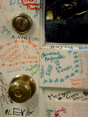 Handwriting on the Door