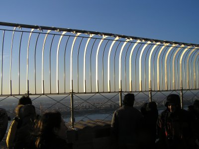 Evening atop the Empire State Building