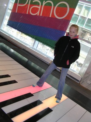 Playing the BIG piano