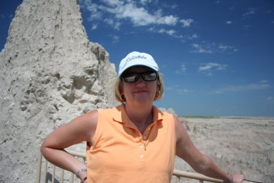 Paula in the Badlands