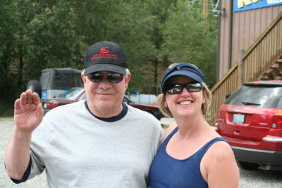 Brent and Paula at the Rafting Place