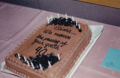 Eliana 40th Cake
