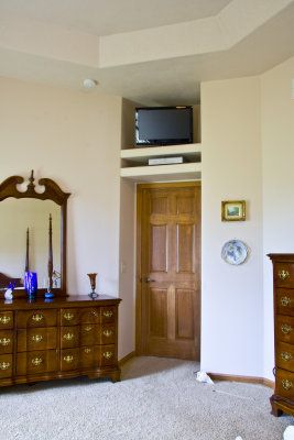 Master Bedroom Television Built - In