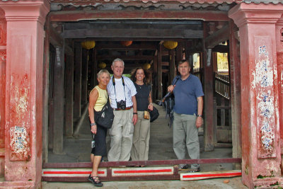 At the Japanese Covered Bridge, Hoi An
