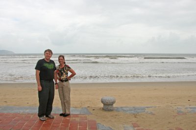 Bob and Ronna at China Beach