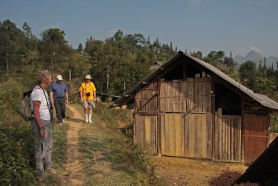 Path to a Hmong home