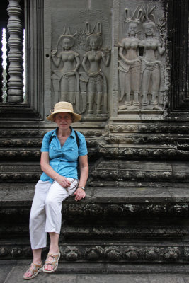 Jo at Angkor Wat