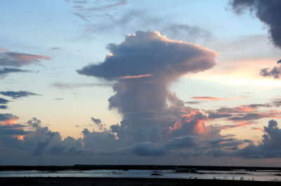 Mushroom cloud Upper Texas Coast