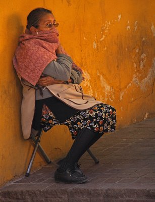 Vendor Resting San Miguel