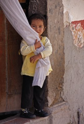 Little Girl White Curtain 5