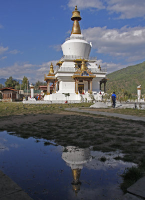 Kyichu Lhakhang Temple Reflection