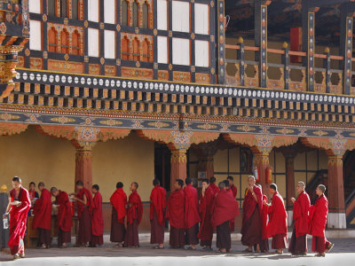 Monks Waiting for Meal