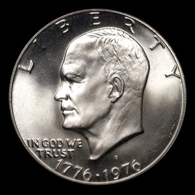 1976-s SilverEisenhower DollarPCGS MS 68