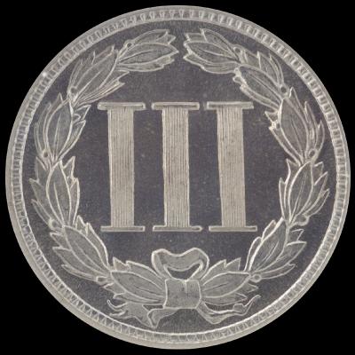 1885 Three Cent NickelNGC PF 66 (CAC)