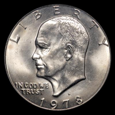 1978-DEisenhower DollarPCGS MS 66