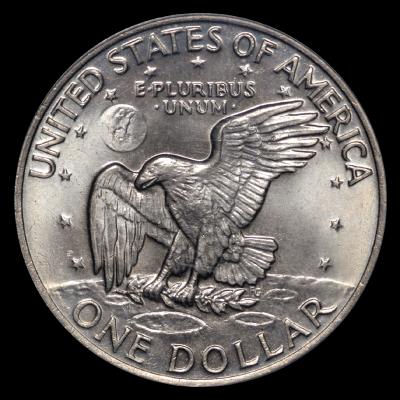 1972 Type 2Eisenhower DollarPCGS MS 64