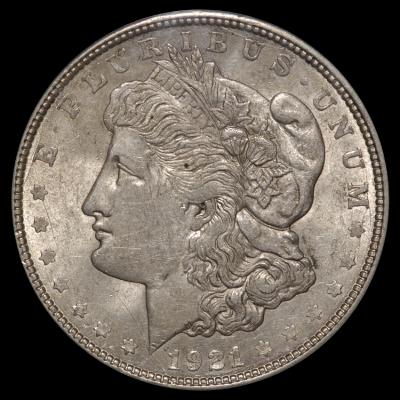 1921-D VAM-1B MorganPCGS AU 58