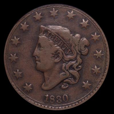 1830 Large LettersN-1NGC VF 30Ex:Rasmussen