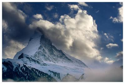 Cloudy Matterhorn