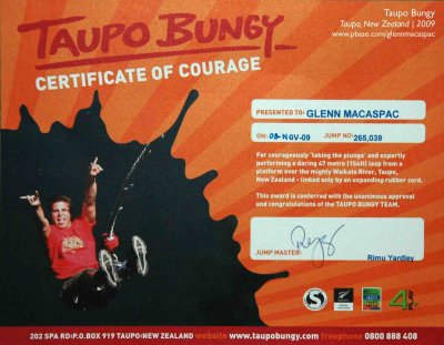 Taupo bungy jump