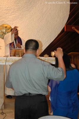 Bless to his wife