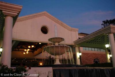 Facade at sunset