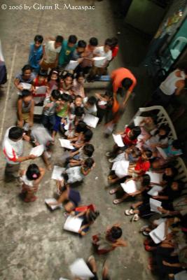 Children's activity at B-19