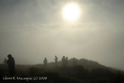 Misty summit