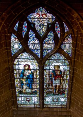 Chapter House window from the gallery