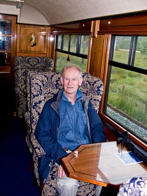 Colin on Welsh Highland Railway