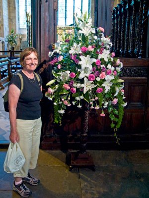 Carole in Cartmel Priory